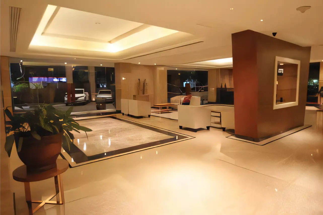 Reception Lobby Hotel Elmi Surabaya